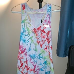 Razorback, colorful FILA workout shirt